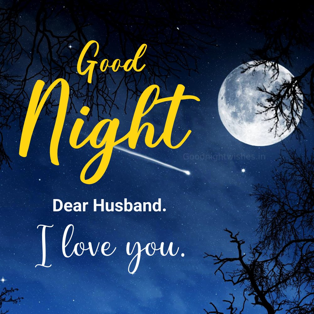 Good Night Dear Husband I Love You Image