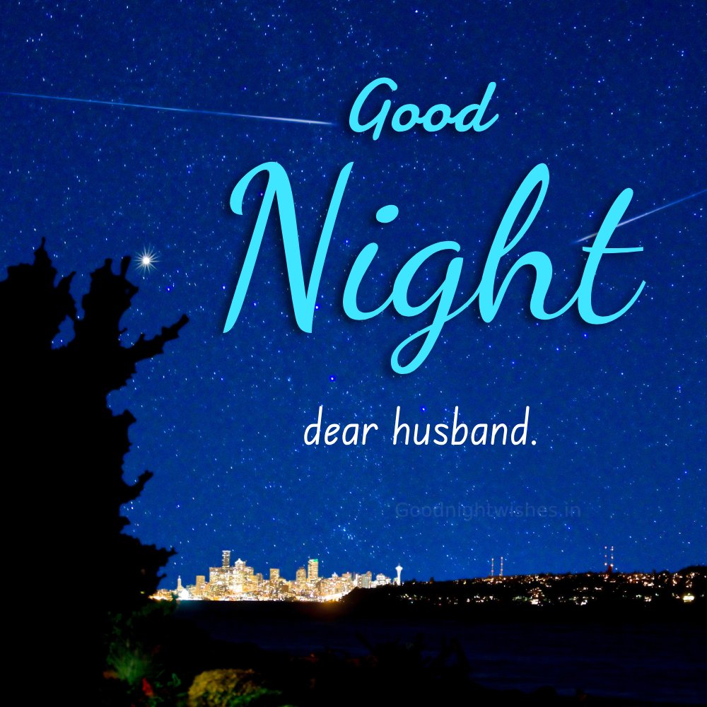 Good Night Dear Husband Shining Image