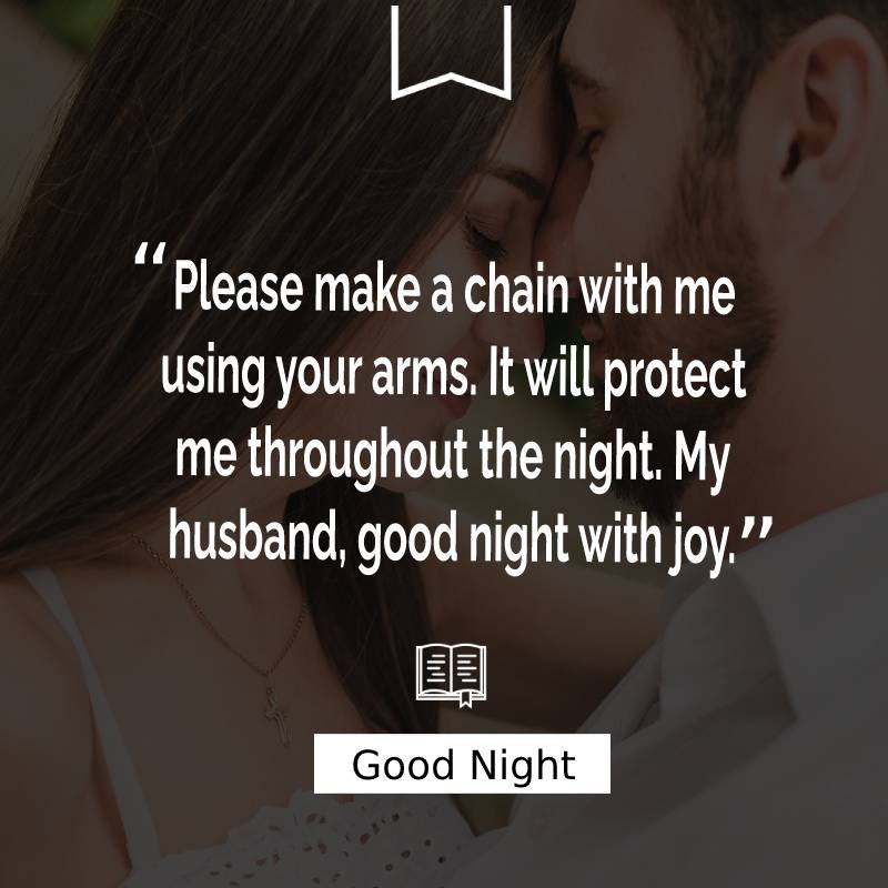 Good Night My Husband Lovely Message Beautiful Couple Pic